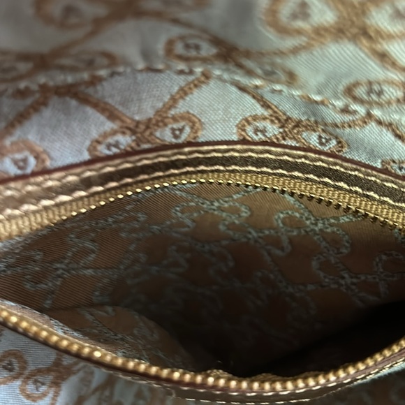 Anya Hindmarch Gray/Gold Fabric/Leather Tote - Picture 11 of 15